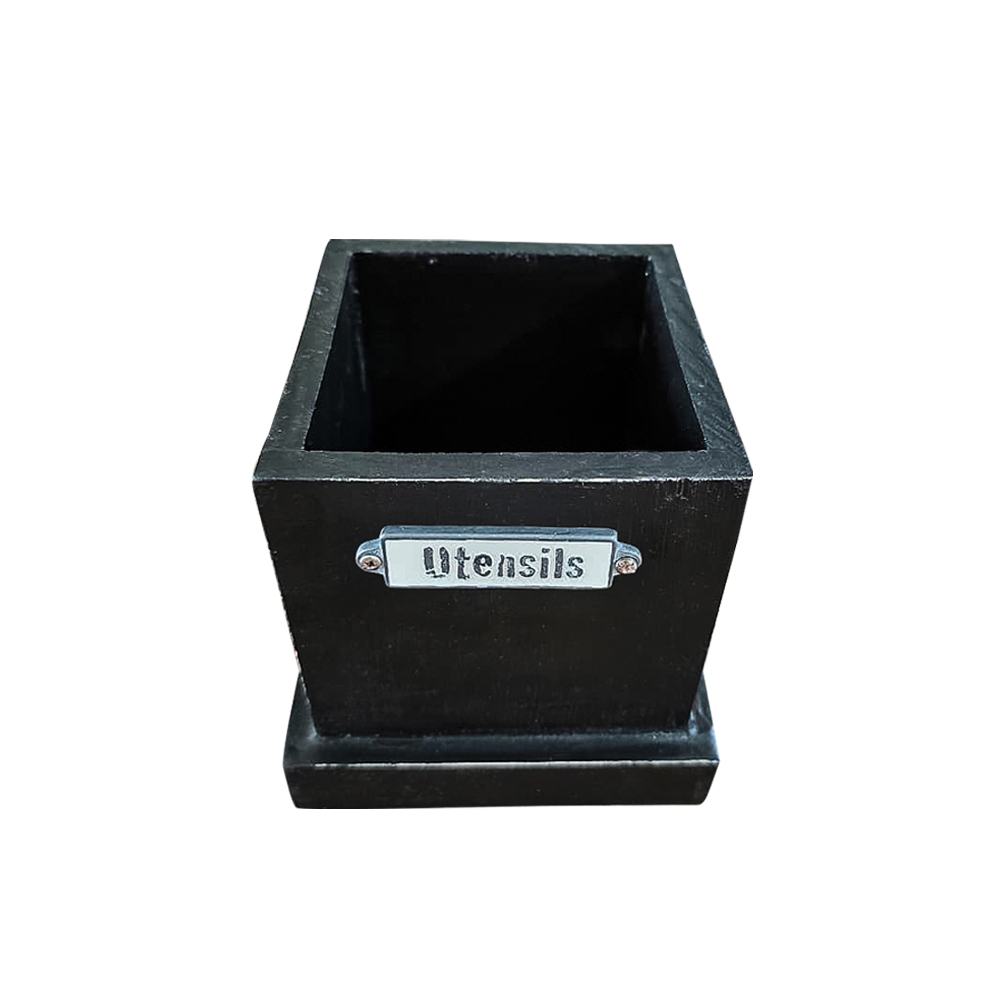 Utensils Holder Black